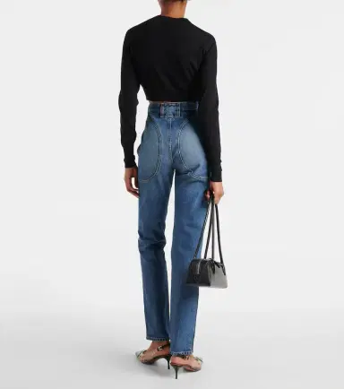 Alaïa Alaïa High-rise slim jeans | Thumbnail 6