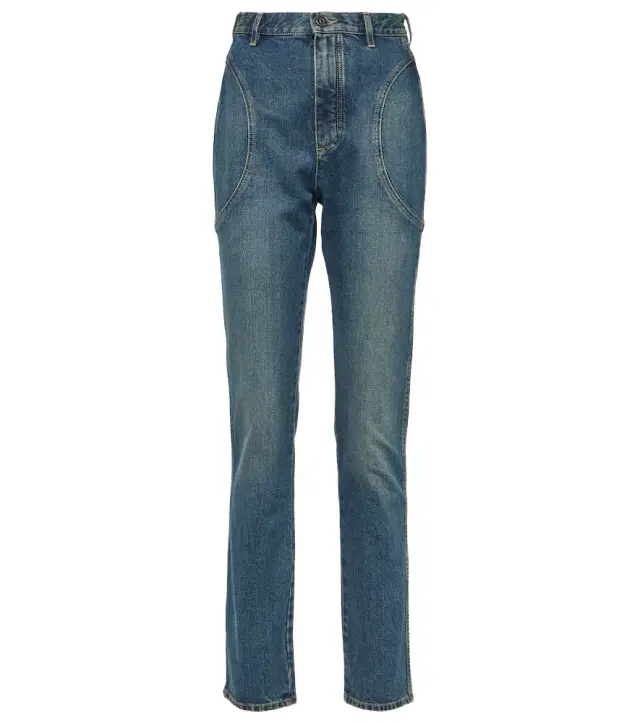 Alaia Alaïa High-rise slim jeans