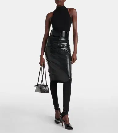 Alaïa Alaïa Latex pencil skirt | Thumbnail 3