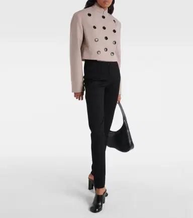 Alaia Alaïa High-rise gabardine leggings | Thumbnail 3