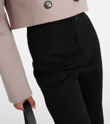 Alaia Alaïa High-rise gabardine leggings | Thumbnail 4