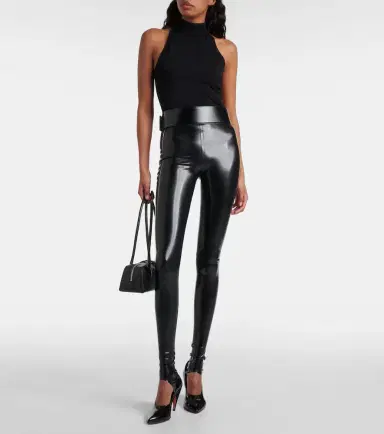 Alaïa Alaïa Latex leggings | Thumbnail 5