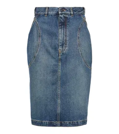 Alaïa Alaïa Denim pencil skirt | Thumbnail 1