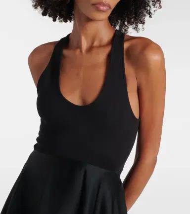 Alaïa Alaïa Cotton-blend midi dress | Thumbnail 2