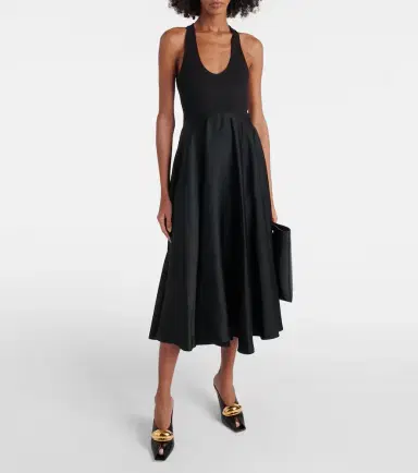 Alaïa Alaïa Cotton-blend midi dress | Thumbnail 4