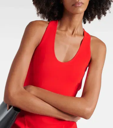 Alaïa Alaïa Open-back midi dress | Thumbnail 2 Alaïa Alaïa Open-back midi dress | Thumbnail 2