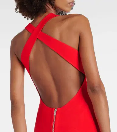 Alaïa Alaïa Open-back midi dress | Thumbnail 5 Alaïa Alaïa Open-back midi dress | Thumbnail 5