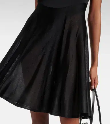 Alaïa Alaïa Jersey and mesh minidress | Thumbnail 6