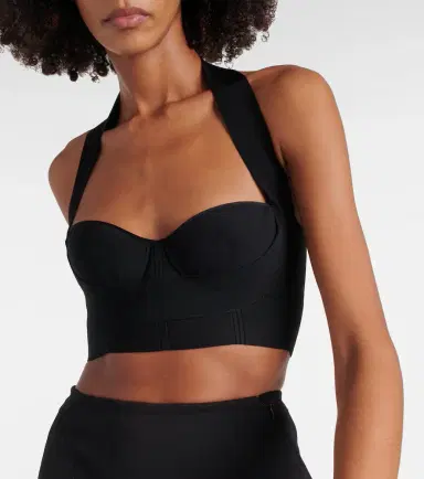 Alaïa Alaïa Halterneck bra top | Thumbnail 2