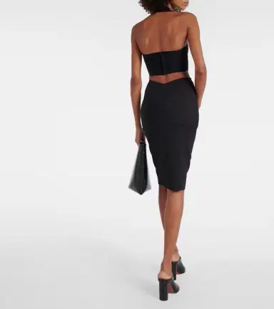 Alaïa Alaïa Halterneck bra top | Thumbnail 4