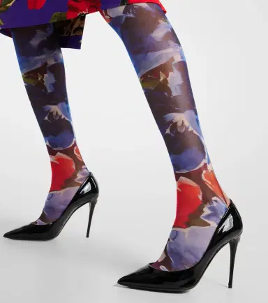 Dolce & Gabbana Printed tulle tights | Thumbnail 4