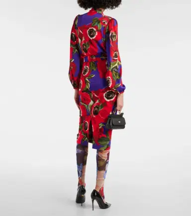 Dolce & Gabbana Printed tulle tights | Thumbnail 5