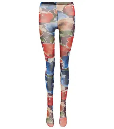 Dolce & Gabbana Printed tulle tights | Thumbnail 1