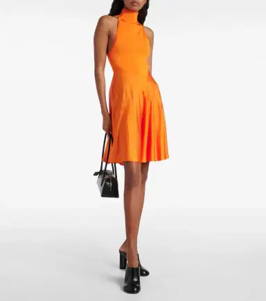 Alaïa Alaïa High-neck jersey minidress | Thumbnail 4