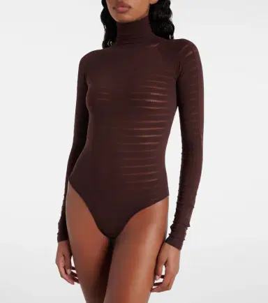Alaïa Alaïa Striped turtleneck bodysuit | Thumbnail 2