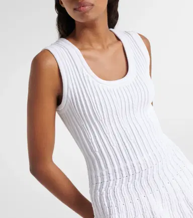 Alaïa Alaïa Pointelle minidress | Thumbnail 4