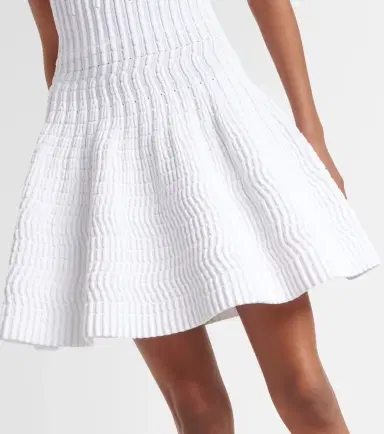 Alaïa Alaïa Pointelle minidress | Thumbnail 5