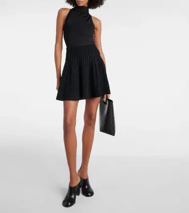 Alaïa Alaïa High-rise miniskirt | Thumbnail 3