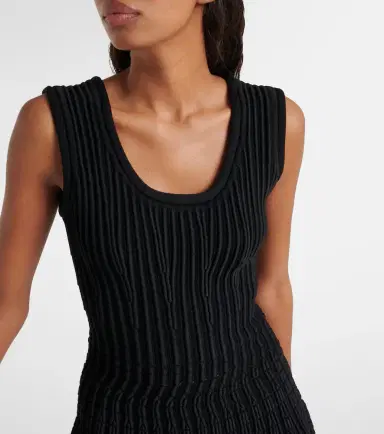 Alaïa Alaïa Pointelle minidress | Thumbnail 4