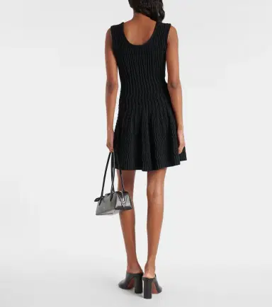 Alaïa Alaïa Pointelle minidress | Thumbnail 5