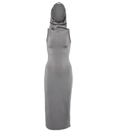 Alaïa Alaïa Hooded jersey midi dress | Thumbnail 1