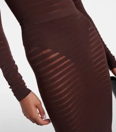 Alaïa Alaïa Striped maxi skirt | Thumbnail 4