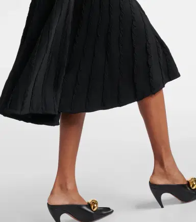 Alaïa Alaïa Gathered midi dress | Thumbnail 5