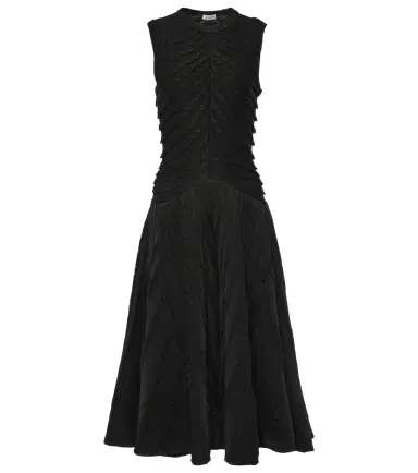Alaïa Alaïa Gathered midi dress | Thumbnail 1