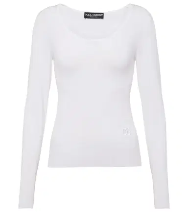 Dolce & Gabbana Silk-blend sweater | Thumbnail 1 Dolce & Gabbana Silk-blend sweater | Thumbnail 1