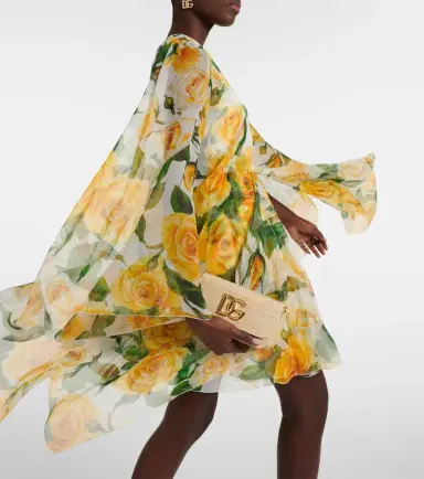 Dolce & Gabbana Floral silk chiffon minidress | Thumbnail 3 Dolce & Gabbana Floral silk chiffon minidress | Thumbnail 3