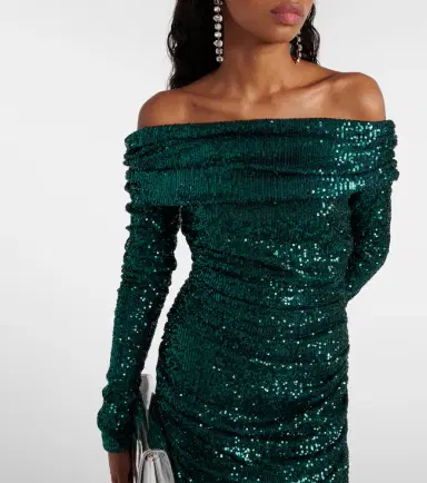 Dolce & Gabbana Off-shoulder sequined gown | Thumbnail 3 Dolce & Gabbana Off-shoulder sequined gown | Thumbnail 3