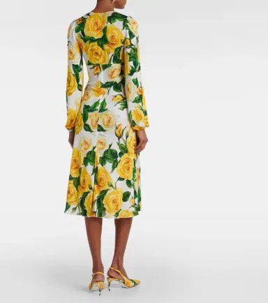 Dolce & Gabbana Floral midi dress | Thumbnail 3
