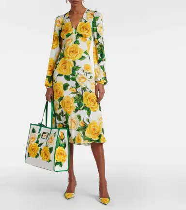 Dolce & Gabbana Floral midi dress | Thumbnail 5