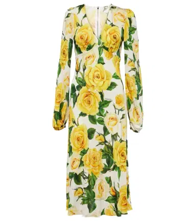 Dolce & Gabbana Floral midi dress | Thumbnail 1