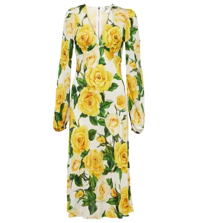 Dolce & Gabbana Floral midi dress