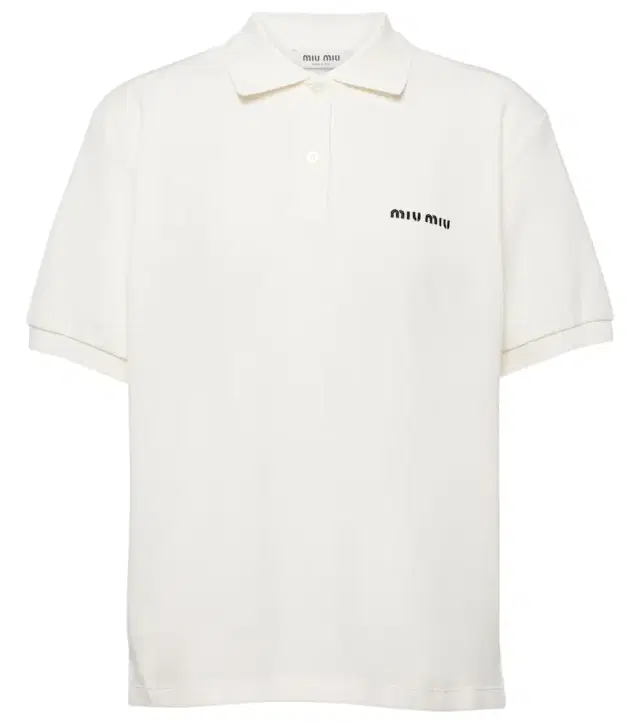 Logo cotton piqué polo shirt