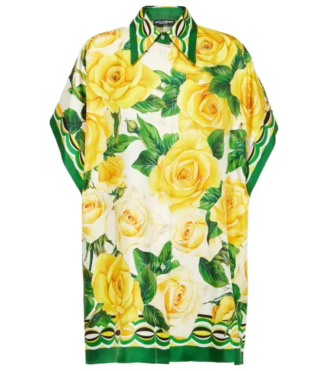 Dolce & Gabbana Floral silk blouse
