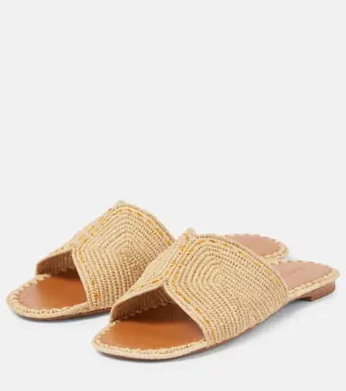 CLERGERIE Ineni raffia slides | Thumbnail 2 CLERGERIE Ineni raffia slides | Thumbnail 2