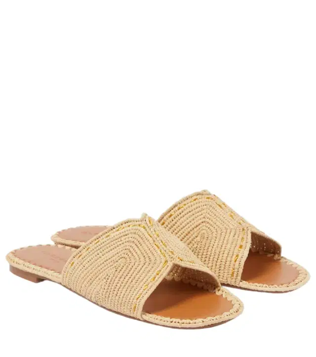CLERGERIE Ineni raffia slides