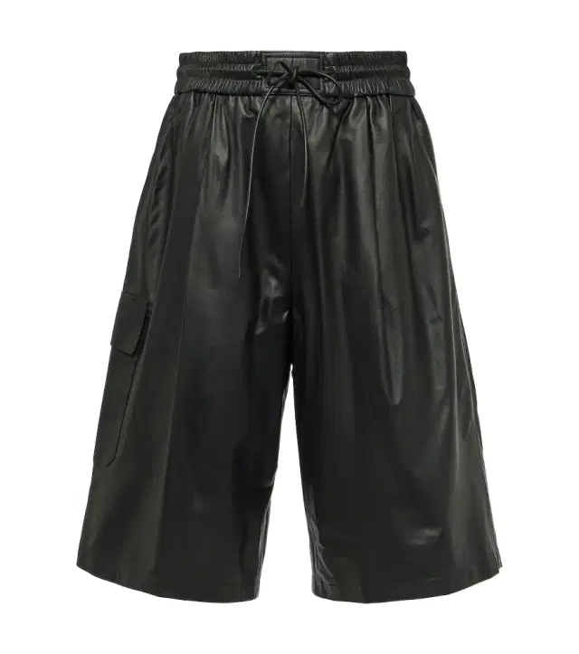 Yves Salomon Leather Bermuda shorts