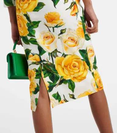Dolce & Gabbana Floral silk-blend midi dress | Thumbnail 5 Dolce & Gabbana Floral silk-blend midi dress | Thumbnail 5