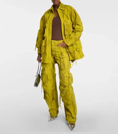 The Attico Fern cotton biker jacket | Thumbnail 2