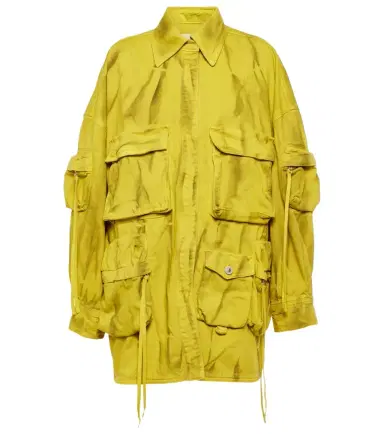 The Attico Fern cotton biker jacket | Thumbnail 1