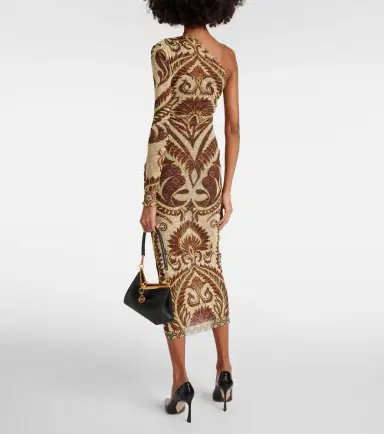 Etro One-shoulder printed midi dress | Thumbnail 3