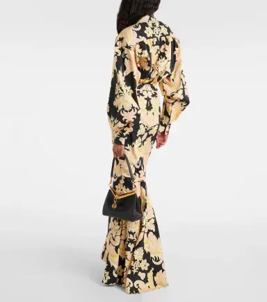 Etro Printed cotton-blend maxi shirt dress | Thumbnail 5