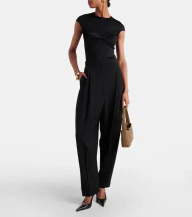 Tove Paola twist-detail jersey top | Thumbnail 2