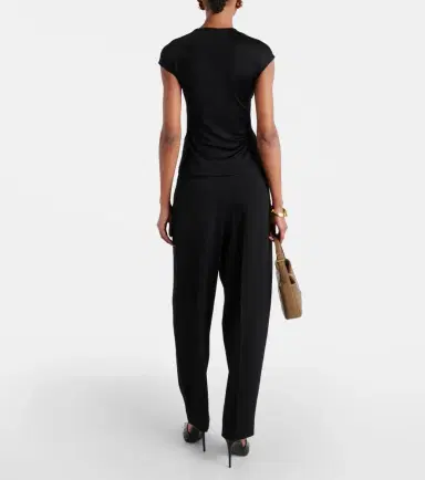 Tove Paola twist-detail jersey top | Thumbnail 4