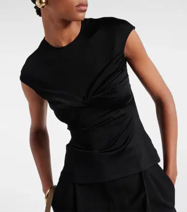 Tove Paola twist-detail jersey top | Thumbnail 5