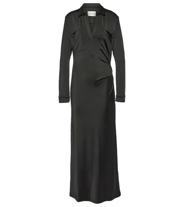 Tove Iana V-neck maxi dress