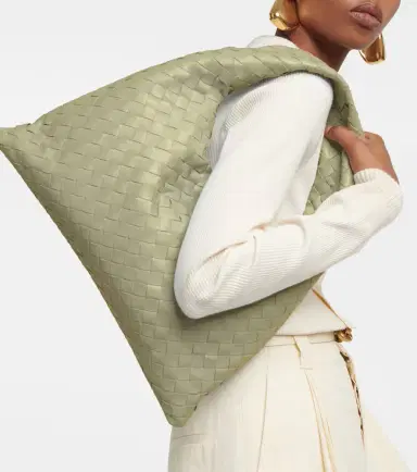 Bottega Veneta Hop Intrecciato leather shoulder bag | Thumbnail 2 Bottega Veneta Hop Intrecciato leather shoulder bag | Thumbnail 2